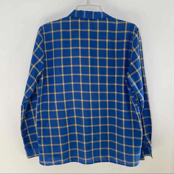 Vintage 50s Levi’s Levi Strauss & Co Window Pane Western Button Up Shirt Blouse - Picture 3 of 11